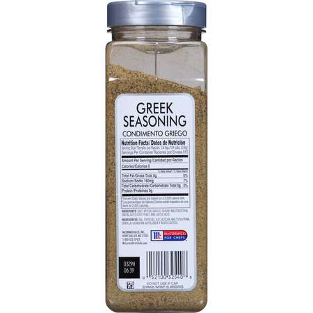 Mccormick McCormick Greek Seasoning 23 oz. Container, PK6 932540